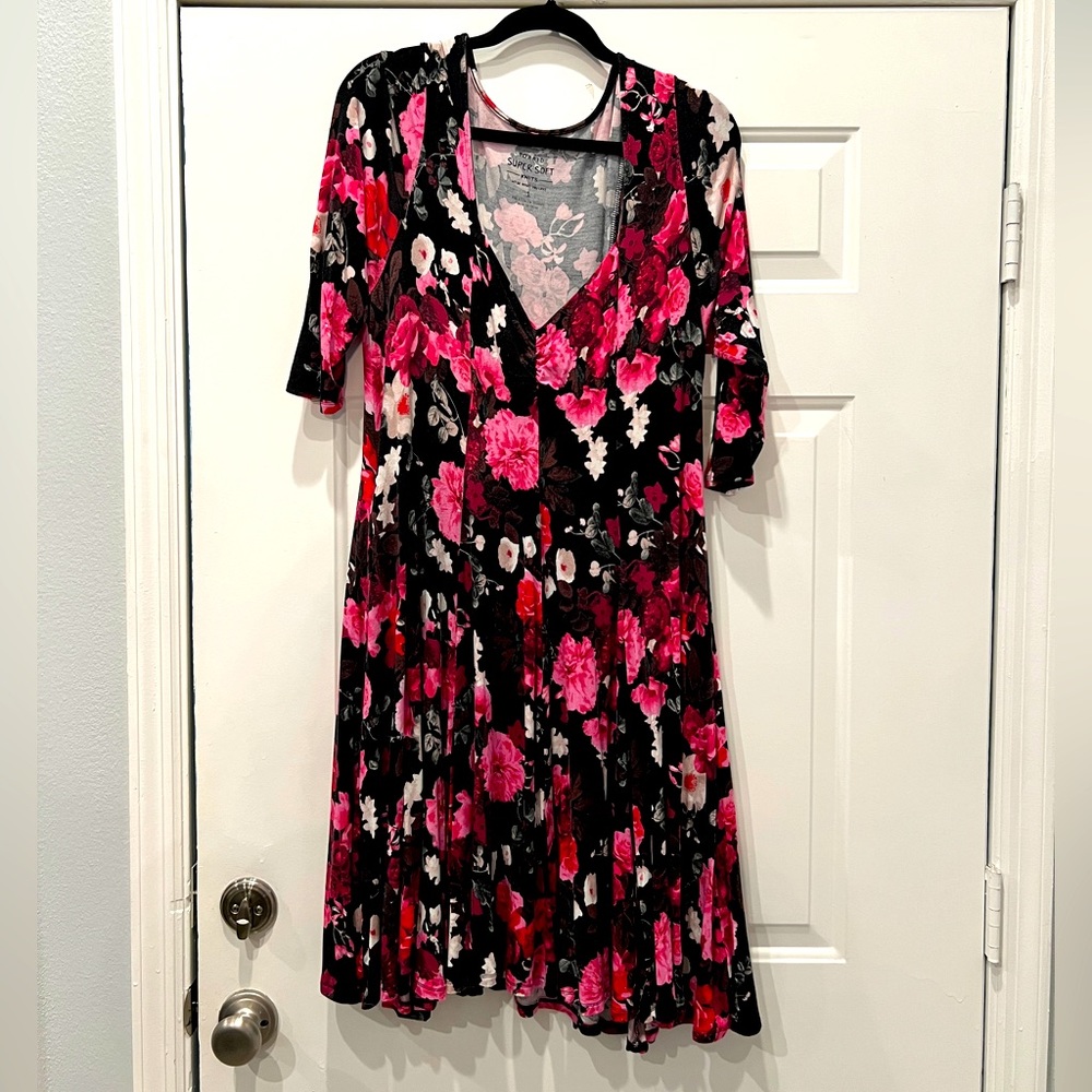 Torrid Super Soft Knits Skater Dress Size 1 with Pockets